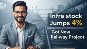 Infra Stock 4 Percente Rised With New Railway Order